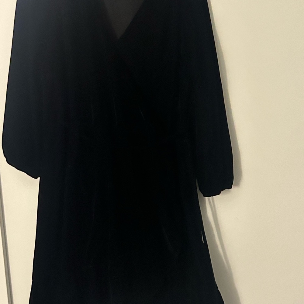 Velvet Wrap Dress